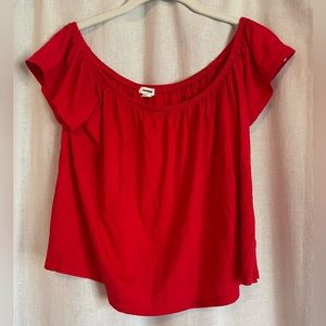 Garage Off the shoulder top